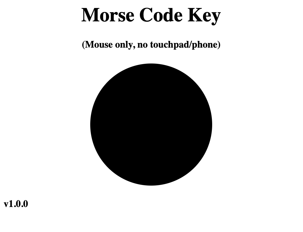 Morse Code Key Thumbnail