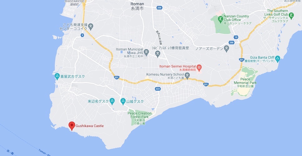 Gushikawa Castle Map 2