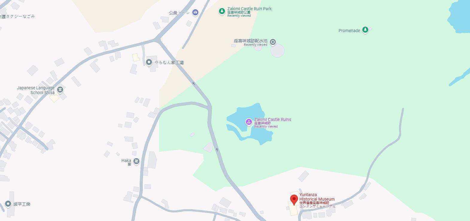 Zakimi Map Roads